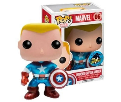 Unmasked captain America (Metallic) #06