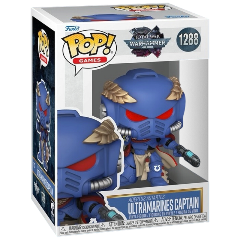 Total War: WARHAMMER 40,000 Ultramarines Captain Funko Pop! Vinyl Figure #1288
