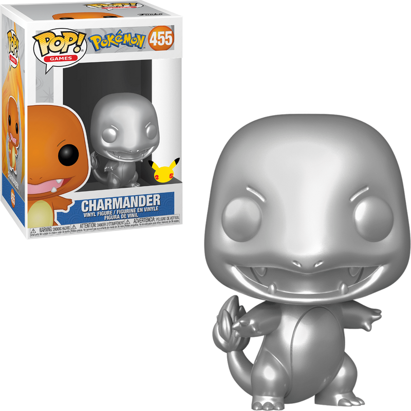 Pokemon - Charmander (Silver Metallic) #455