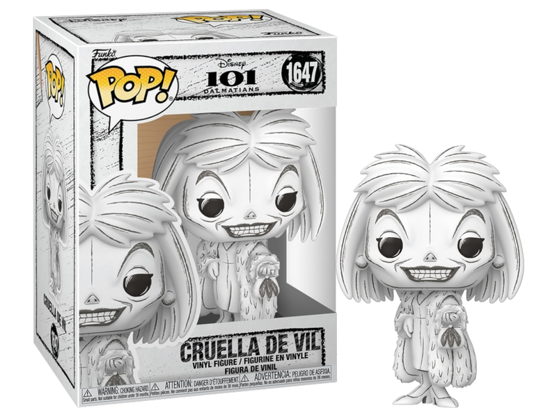 Disney Sketched 101 Dalmatians Cruella De Vil  #1647