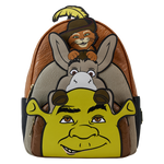 Shrek, Donkey, & Puss in Boots Trio Exclusive Triple Pocket Mini Backpack