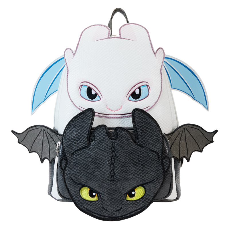 Loungefly - How to Train Your Dragon Light & Night Fury Cosplay Mini Backpack