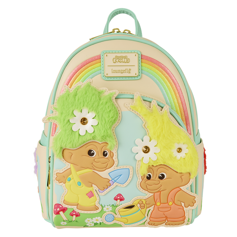 Classic Good Luck Trolls Plush Glitter Mini Backpack