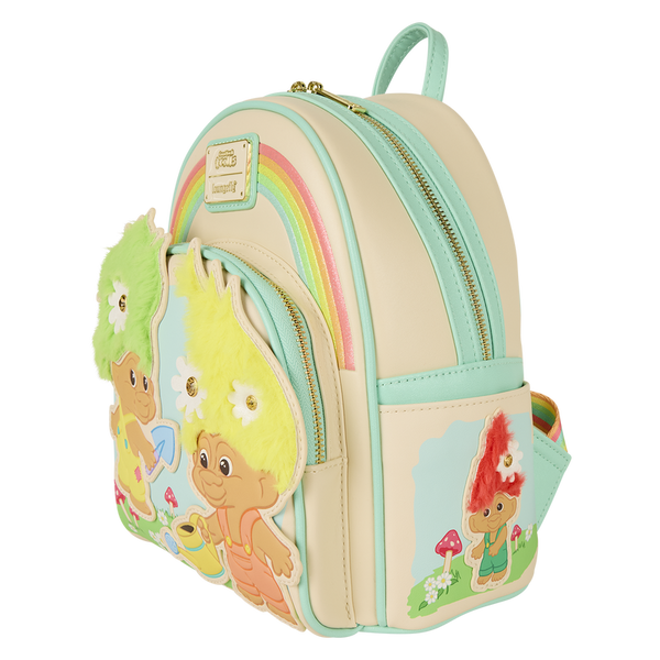 Classic Good Luck Trolls Plush Glitter Mini Backpack