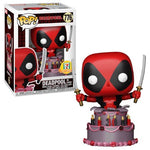 Deadpool 30th Anniversary Deadpool in Cake (Metallic) Pop! (7-11 Exclusive) #776