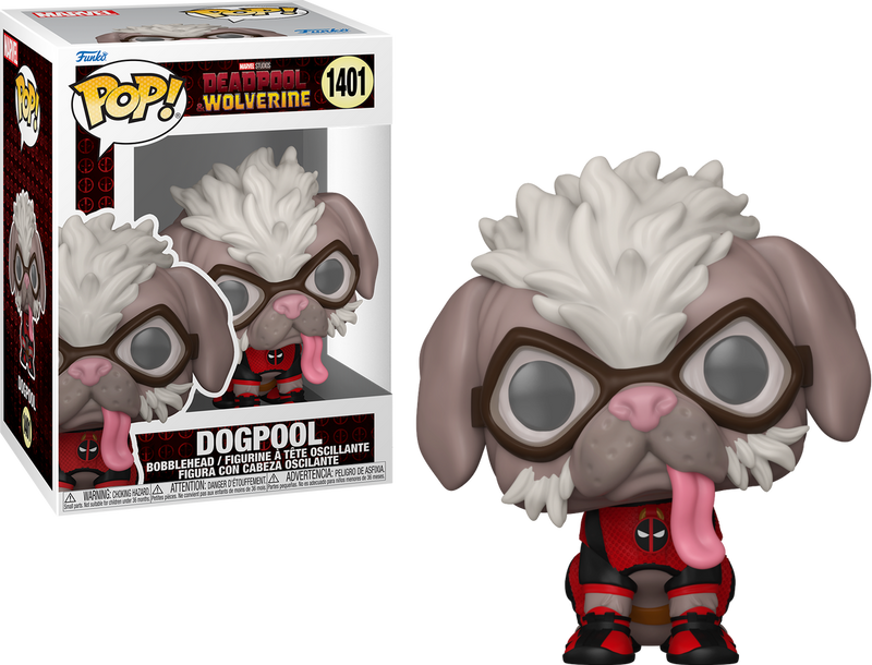 Deadpool & Wolverine Dogpool Funko Pop! Vinyl Figure #1401