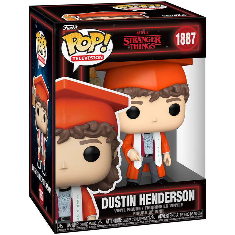 Stranger Things Season 5 Dustin Henderson (W4) Funko Pop! Vinyl Figure #1887