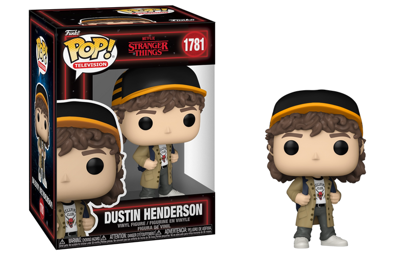 Stranger Things Season 5 Dustin Henderson Funko Pop! Vinyl Figure #1781