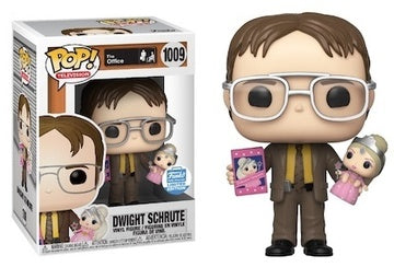 The Office - Dwight Schrute holding Doll (Funko Exclsuive) #1009