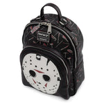 Loungefly Friday the 13th Jason Mask Glows in the Dark Backpack