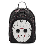 Loungefly Friday the 13th Jason Mask Glows in the Dark Backpack