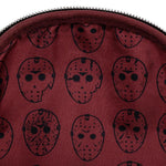 Loungefly Friday the 13th Jason Mask Glows in the Dark Backpack