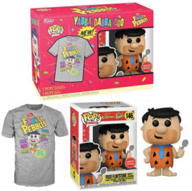 Fred Flintstone with Spoon Pop! and Tee (size Large)