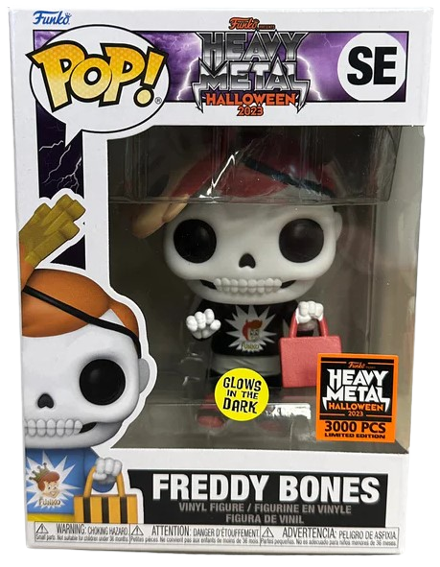Heavy Metal Halloween 2023-Freddy Bones (GITD) SE