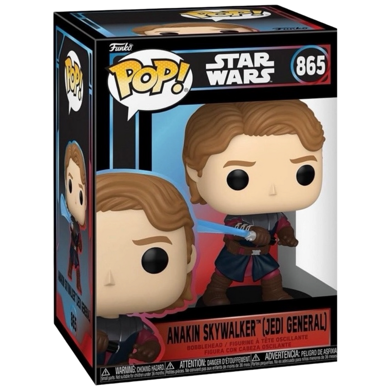 Star Wars Anakin Skywalker (Jedi General) Funko Pop! Vinyl Figure #865