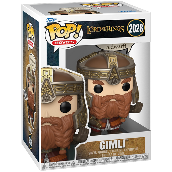 he Lord of the Rings Gimli Pop! Sayings Funko Pop! Vinyl Figure #2028