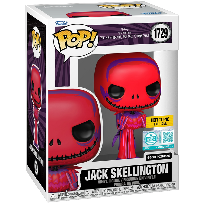Nightmare Before Christmas - Jack Skellington w/Pumpkin (DECO) (Hot Topic) (9500pcs)  #1729