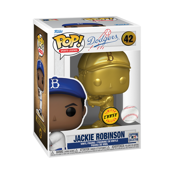 (CHASE) MLB Legends Brooklyn Dodgers Jackie Robinson Funko Pop! Vinyl Figure #42