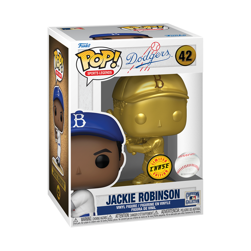 (CHASE) MLB Legends Brooklyn Dodgers Jackie Robinson Funko Pop! Vinyl Figure #42