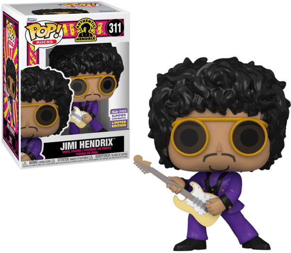 Jimi Hendrix (Purple Suit) Summer Convention Sticker #311