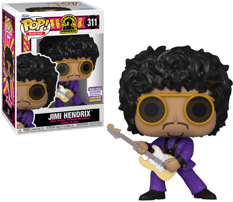 Jimi Hendrix (Purple Suit) Summer Convention Sticker #311