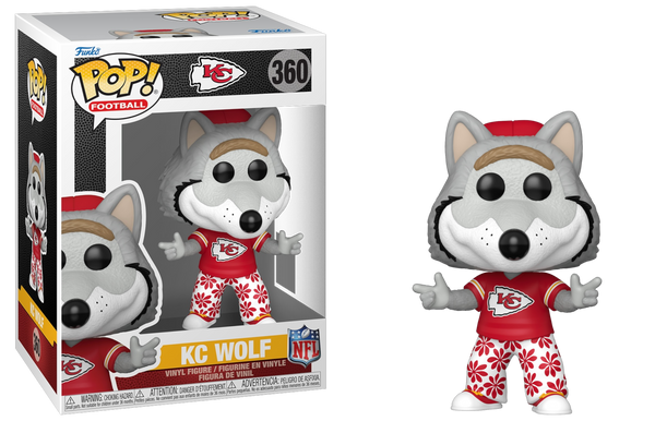 NFL Mascots Chiefs KC Wolf Funko Pop! Vinyl Figure #360