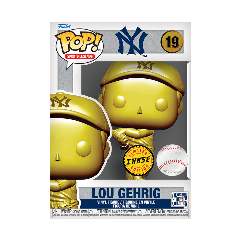 (CHASE) MLB Legends New York Yankees Lou Gehrig Funko Pop! Vinyl Figure #19