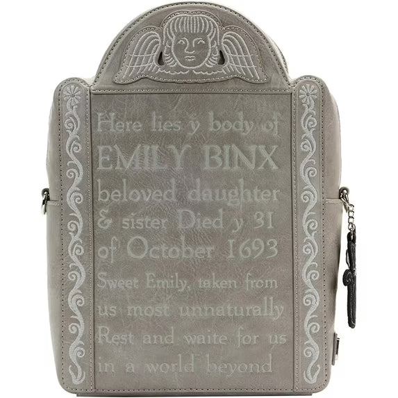 Loungefly Stitch Shoppe Hocus Pocus Emily Binx Glow Convertible Crossbody Bag/Backpack