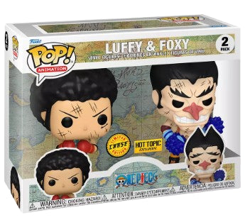 One Piece - Luffy & Foxy (Limited Edition Chase-Hot Topic) 2 pack
