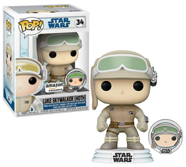 Star Wars - Luke Skywalker (Hoth) w/ Pin #34