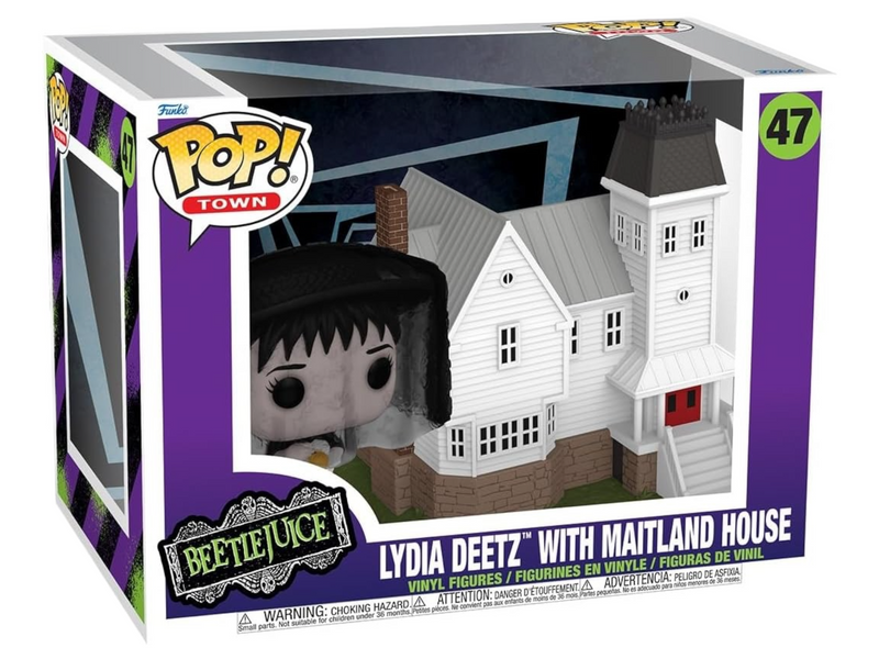 Beetlejuice Lydia Deetz with Maitland House Pop! Town #47