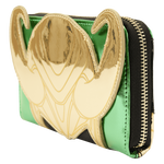 Marvel Metallic Loki Cosplay Zip Around Wallet