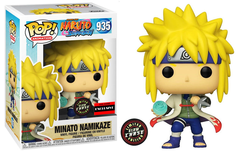 Naruto: Shippuden Minato Namikaze Rasengan Funko Pop! (CHASE-GITD) AAA Anime Exclusive #935