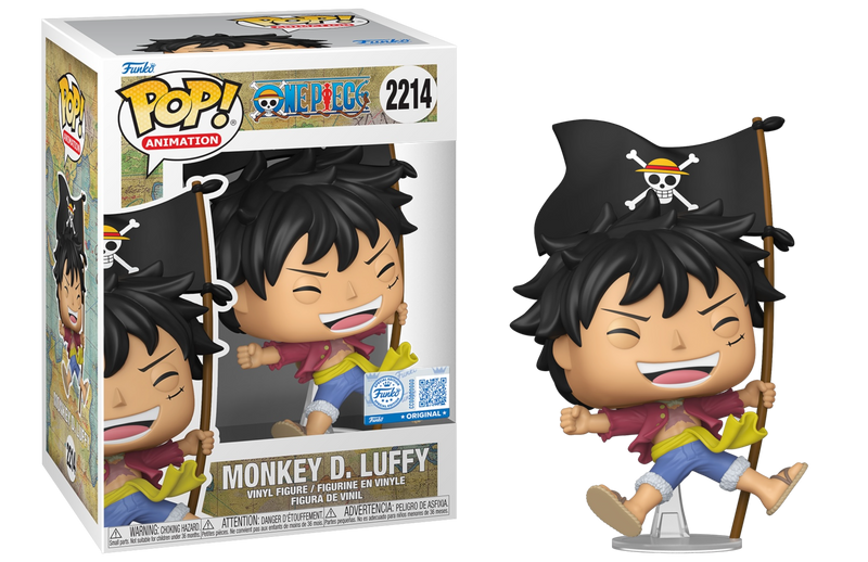 One Piece - Monkey D. Luffy w/Flag #2214