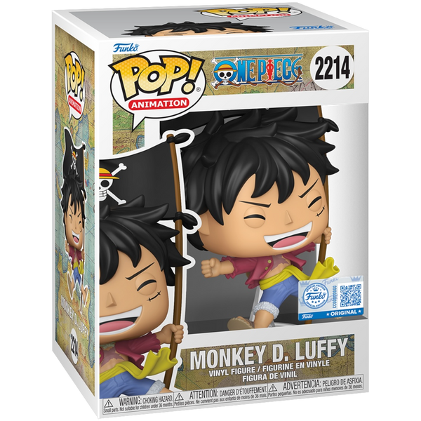 One Piece - Monkey D. Luffy w/Flag #2214
