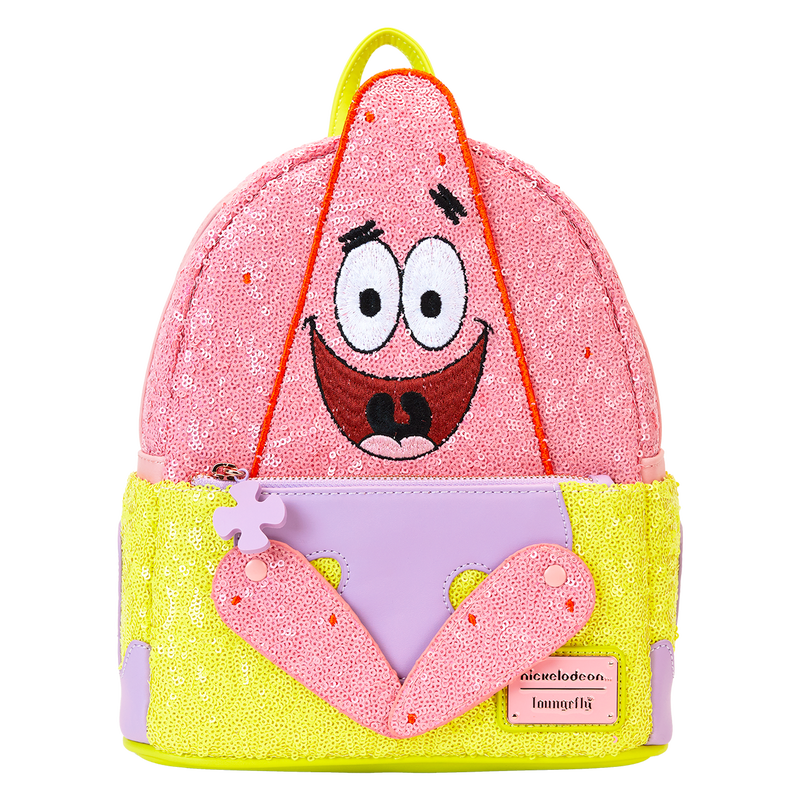 Loungefly-Nickelodeon Limited Edition SpongeBob SquarePants Patrick Star Sequin Cosplay Mini Backpack