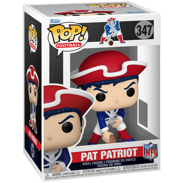 NFL Mascots Throwback Patriots Pat Patriot Funko Pop! Vinyl Figure #347