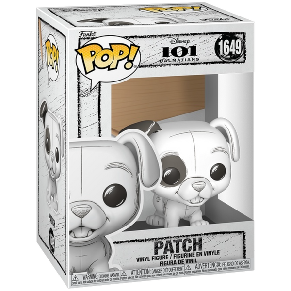 Disney Sketched 101 Dalmatians Patch Funko Pop! #1649