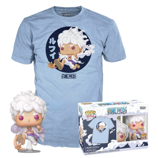One Piece- Pop & Tee! (Size large) Luffy Gear Five