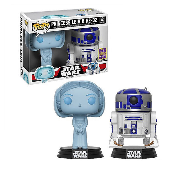 Star Wars - Princess Leia (Holographic) & R2-D2 [Summer Convention] (2-pack)