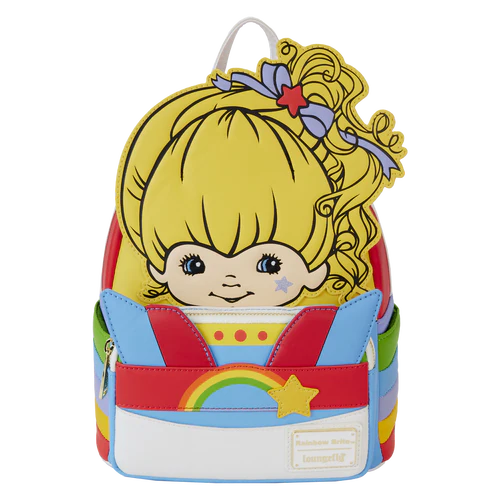 LoungeFly - Rainbow Brite Cosplay Mini Backpack with side pockets