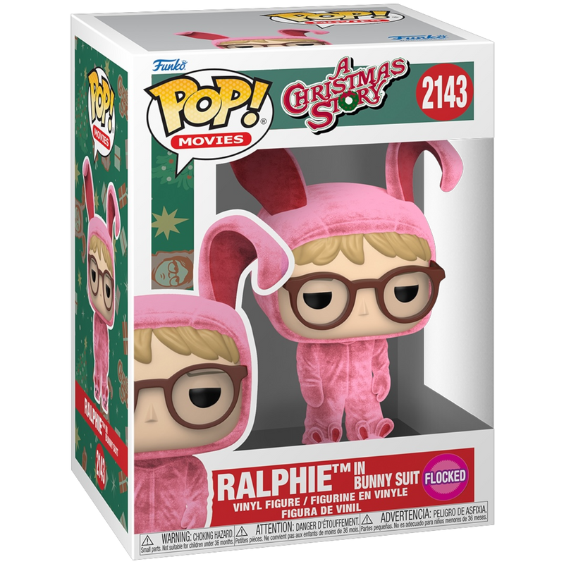 A Christmas Story Ralphie in Bunny Suit Flocked Funko Pop! Vinyl Figure #2143