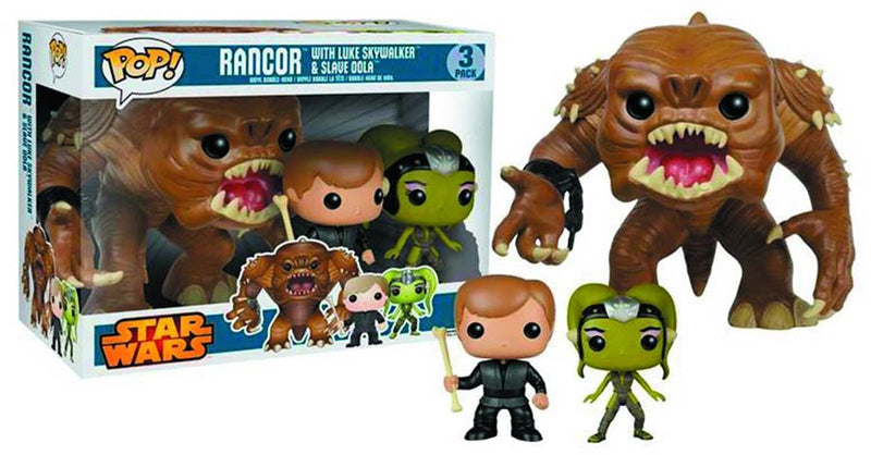 Star Wars - Rancor, Luke Skywalker, & Oola (3-Pack)