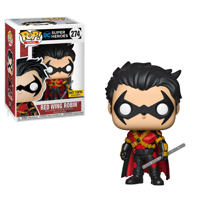 DC Universe POP! Heroes Red Wing Robin Exclusive Vinyl Figure #274