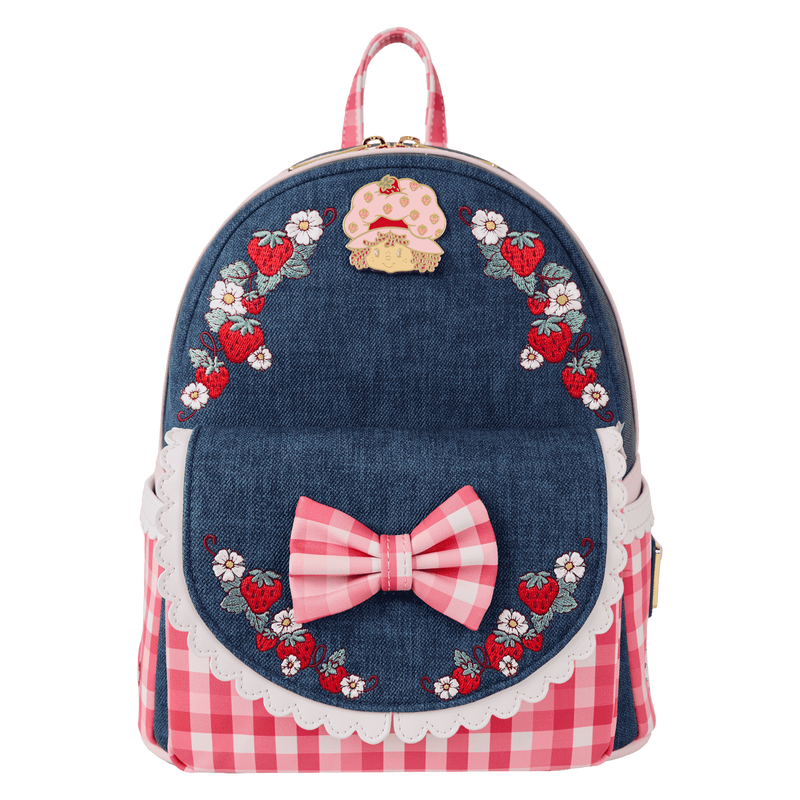 Loungefly - Strawberry Shortcake Denim Gingham Mini-Backpack