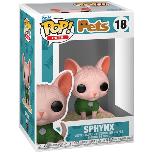 Pets Sphinx Cat Funko Pop! Vinyl Figure #18