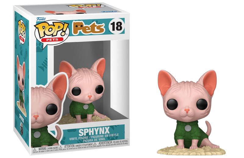 Pets Sphinx Cat Funko Pop! Vinyl Figure #18