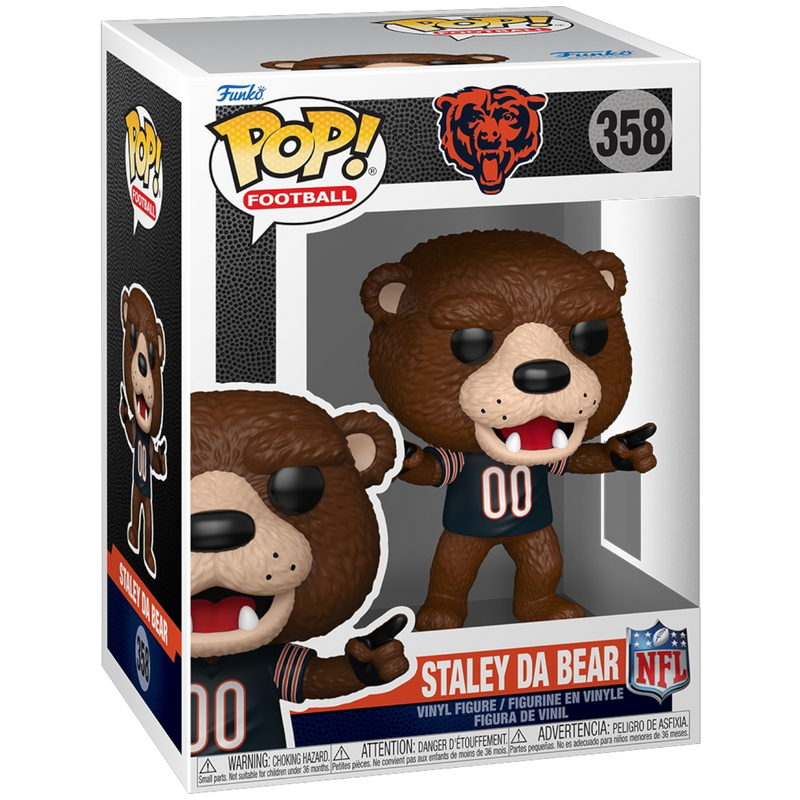 NFL Mascots Bears Staley Da Bear Funko Pop! Vinyl Figure #358