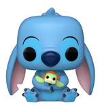Disney Lilo & Stitch Pop! Stitch With Turtle Vinyl Figure #1353