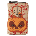 Trick 'r Treat Sam Pumpkin Zip Around Wallet